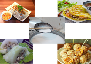 các loại bánh làm bằng bột gạo