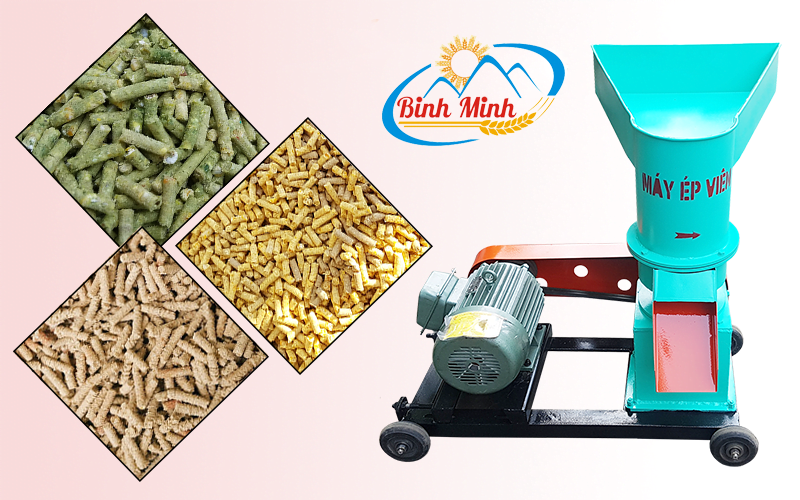 Máy ép cám viên sử dụng trong chăn nuôi