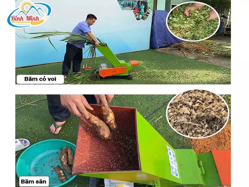 máy băm cỏ 6TA SP