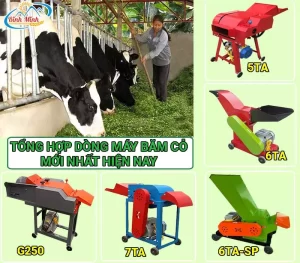 máy băm cỏ