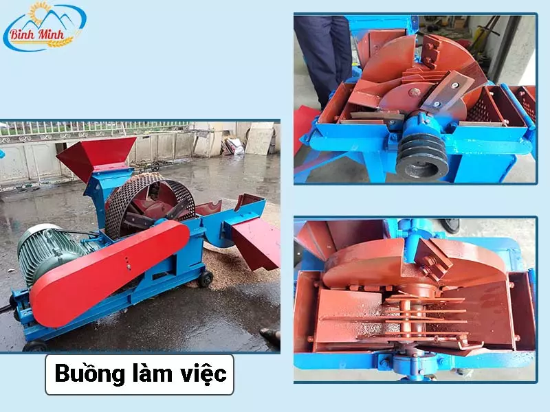 máy băm gỗ 2t