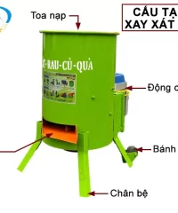 Cấu tạo máy xát rau củ quả