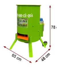 Kích thước máy xát rau củ quả