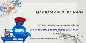 Máy băm chuối đa năng