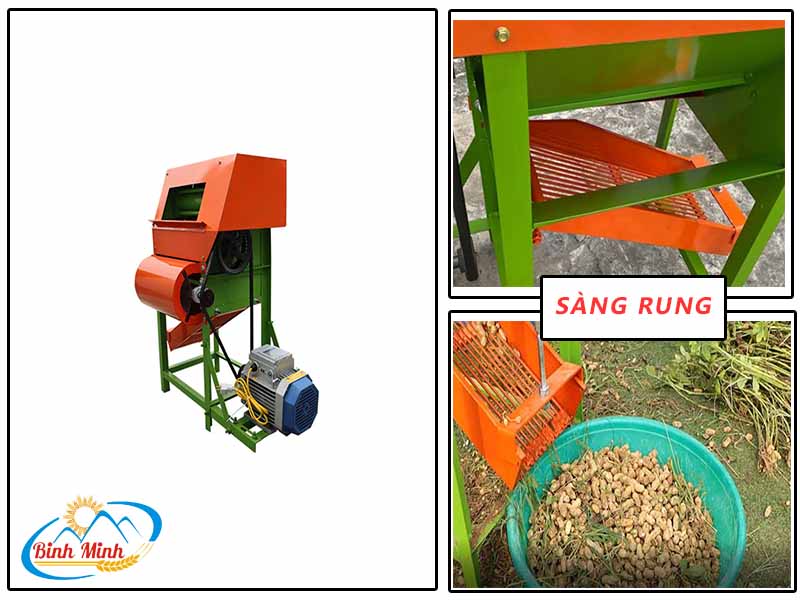 Sàng rung máy tuốt lạc
