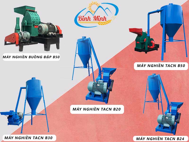 Top 5 máy nghiền công nghiệp Bình Minh