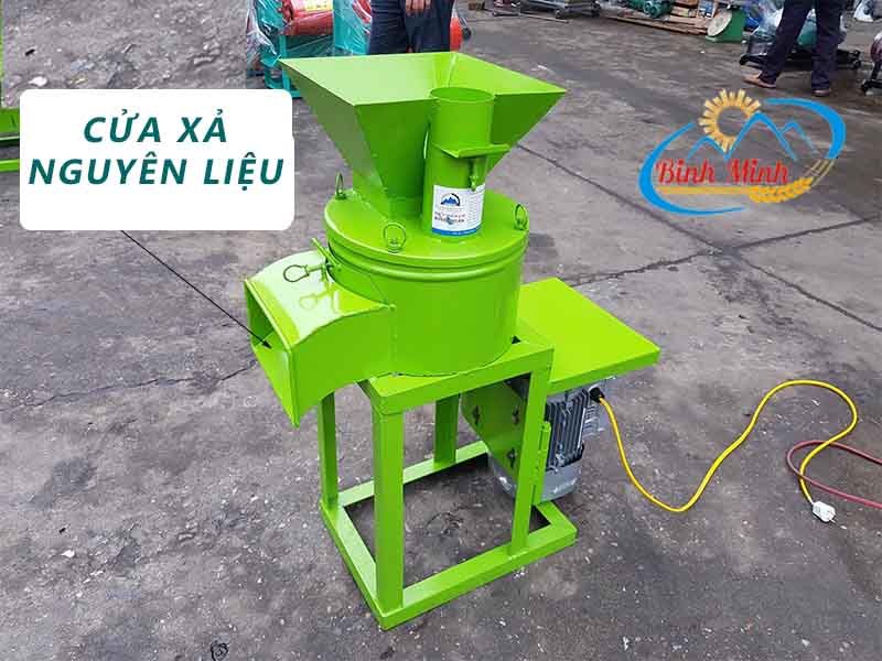 cửa xả nguyên liệu