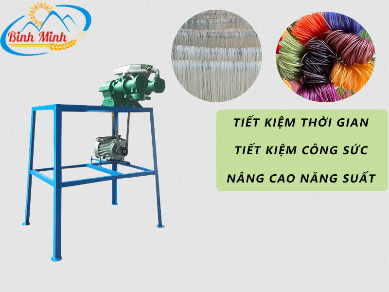 lợi ích khi sử dụng máy đùn mỳ 2 nòng