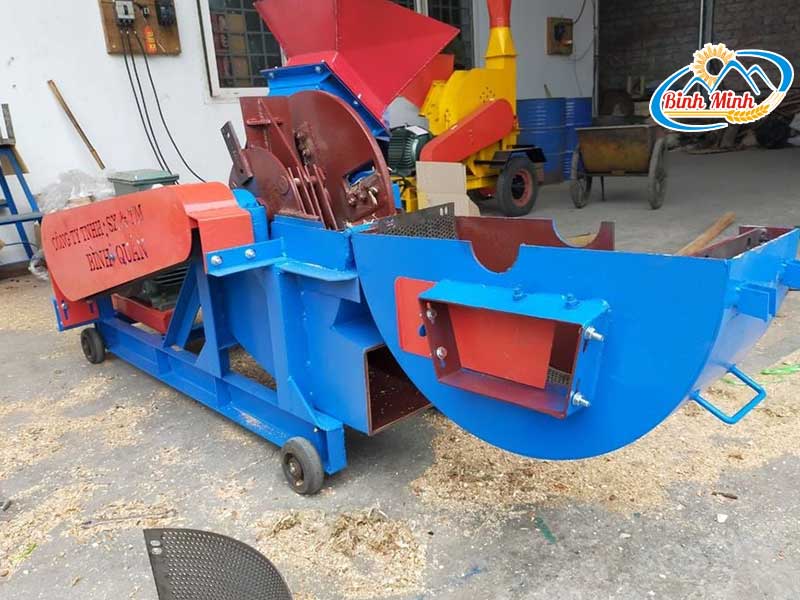 buồng băm của máy băm gỗ