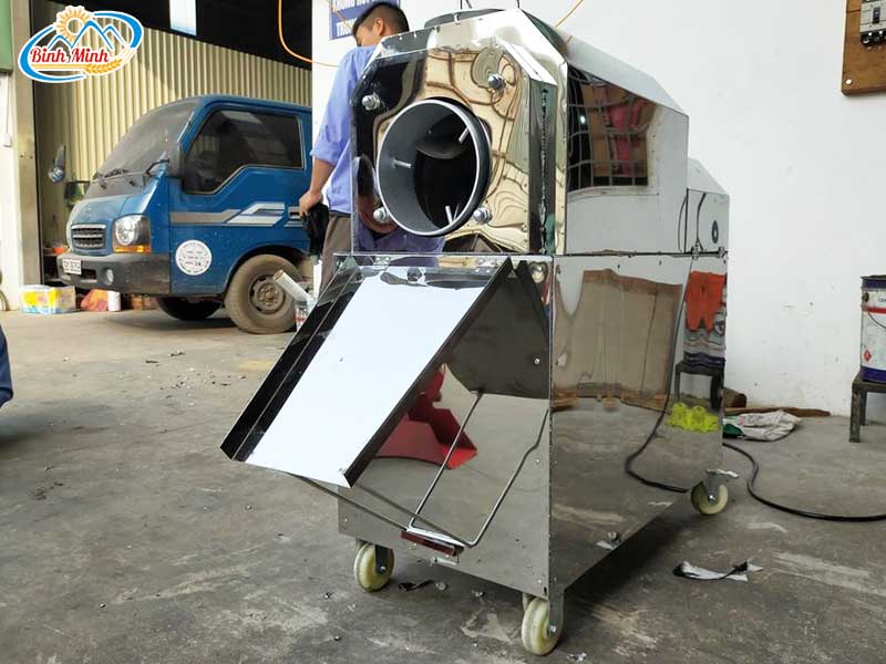 máy rang hạt ngũ cốc