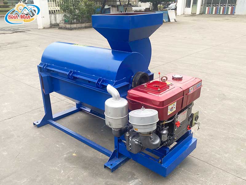 máy xay xơ dừa công nghiệp đầu nổ