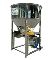 Alternative view of Máy trộn thức ăn chăn nuôi đứng inox 50kg