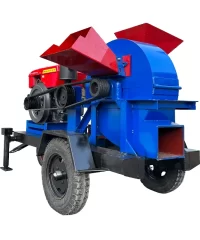Máy băm gỗ đa năng 5T bệ kéo phiên bản mới