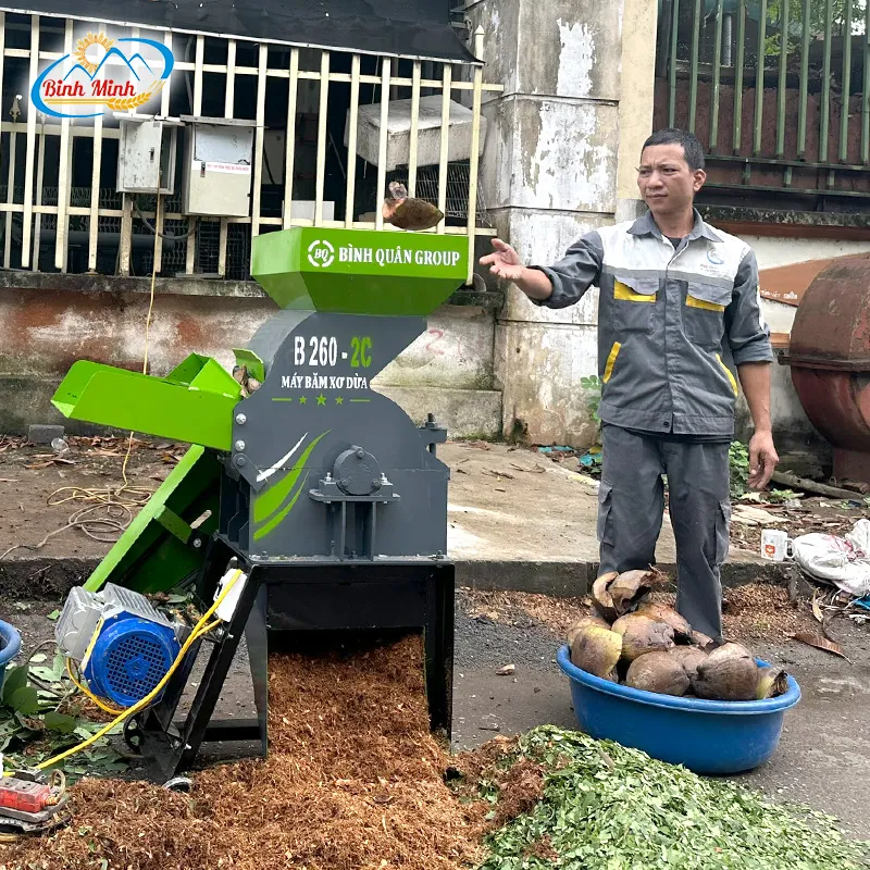 Máy băm xơ dừa B260-2C - Ảnh 7